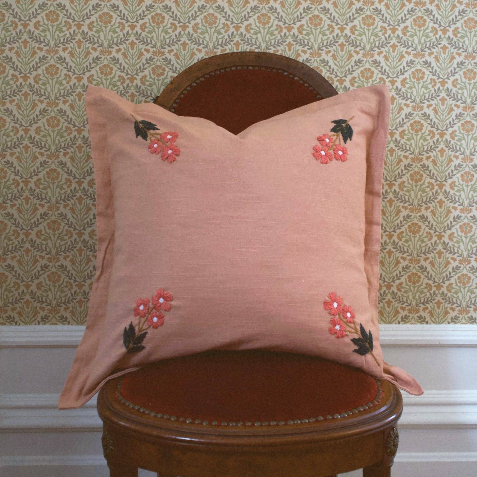 Ada Clare Dusty Pink Pillow Cover