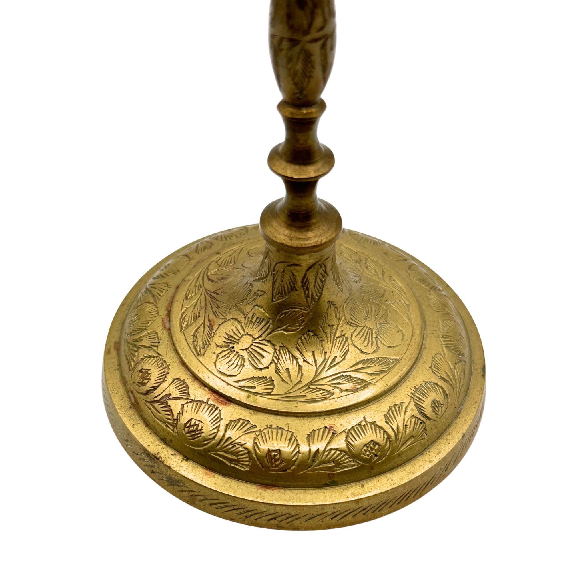 Vintage Brass Taper Candle Holder
