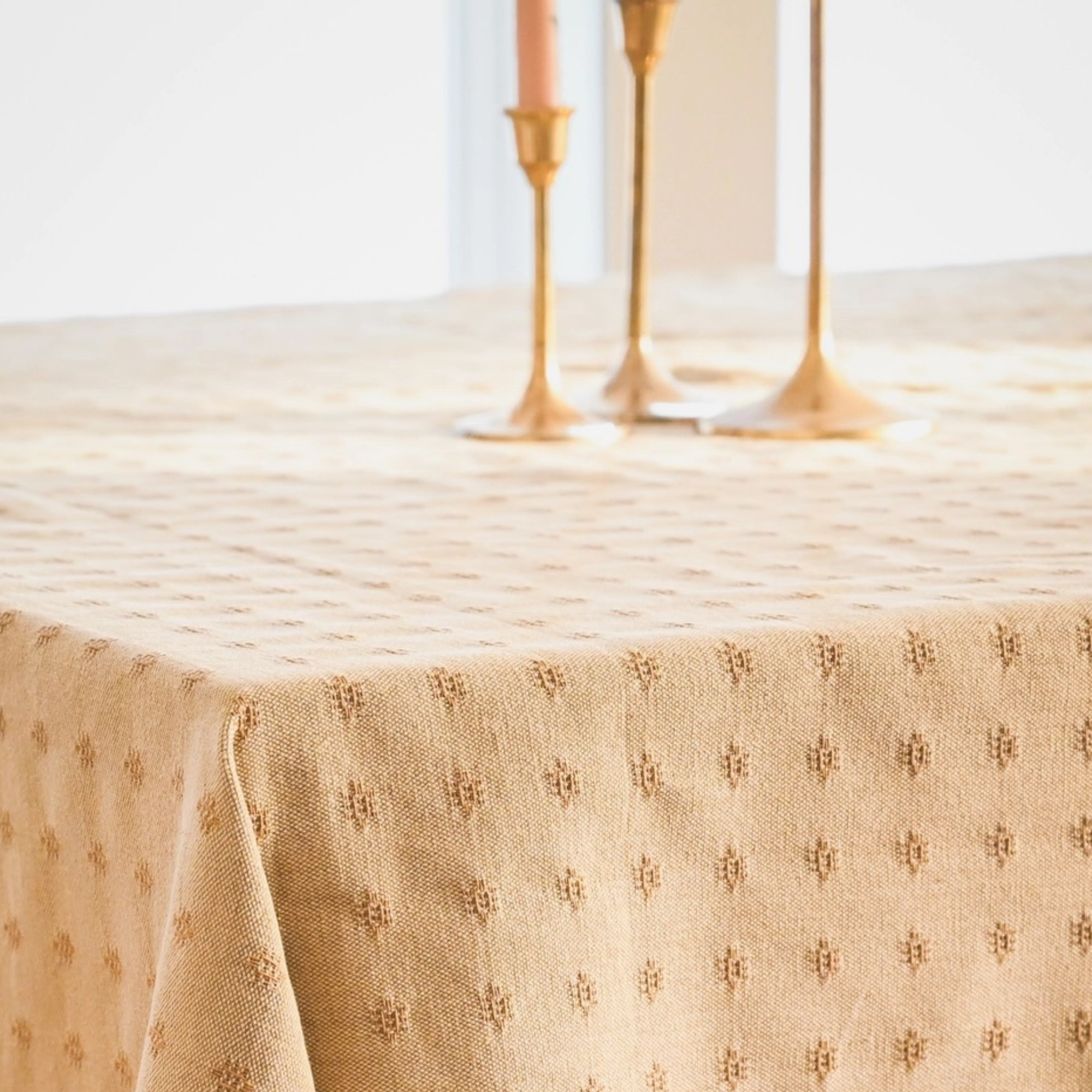 Umber Dobby Tablecloth: 60" x 90"