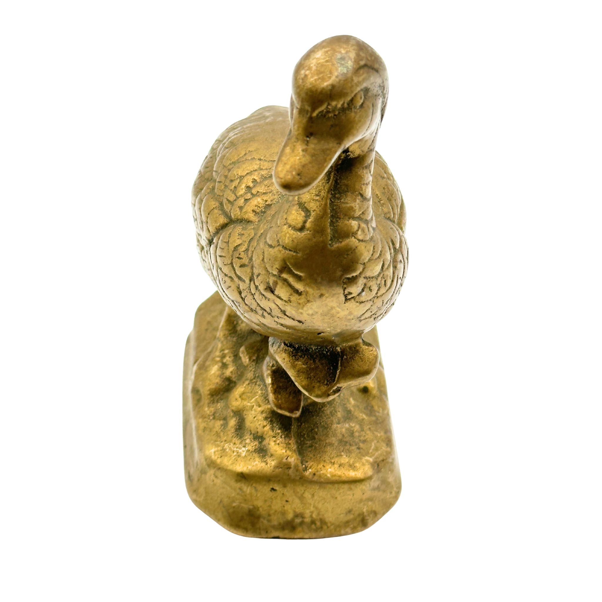 Vintage Brass Duck Figurine