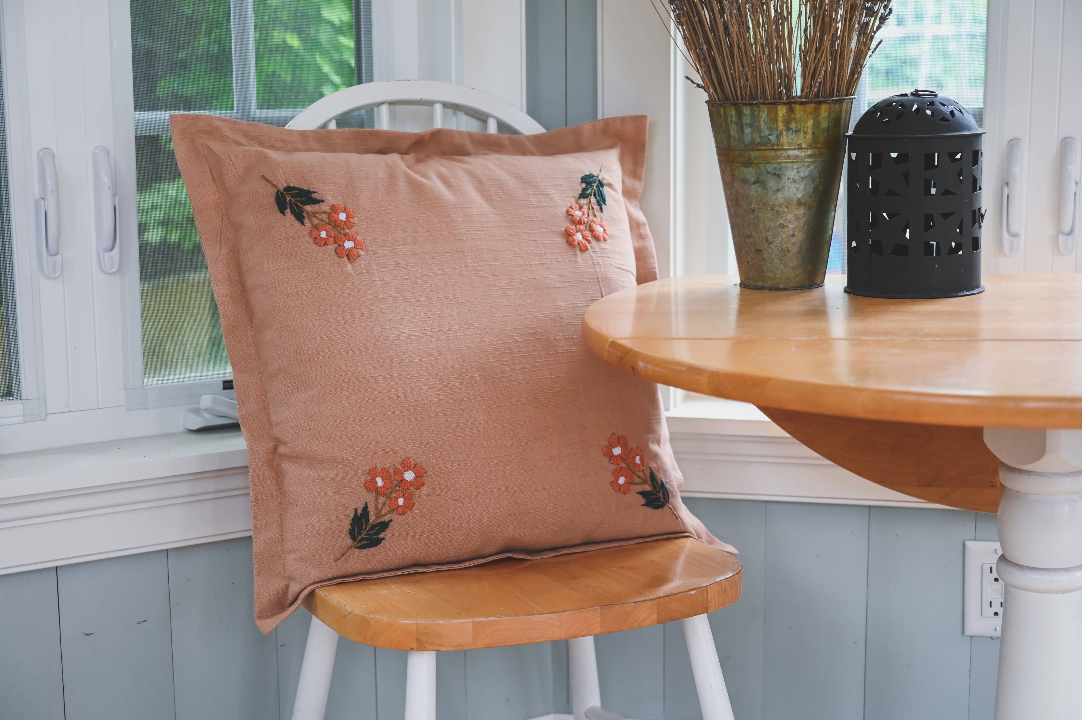Ada Clare Dusty Pink Pillow Cover