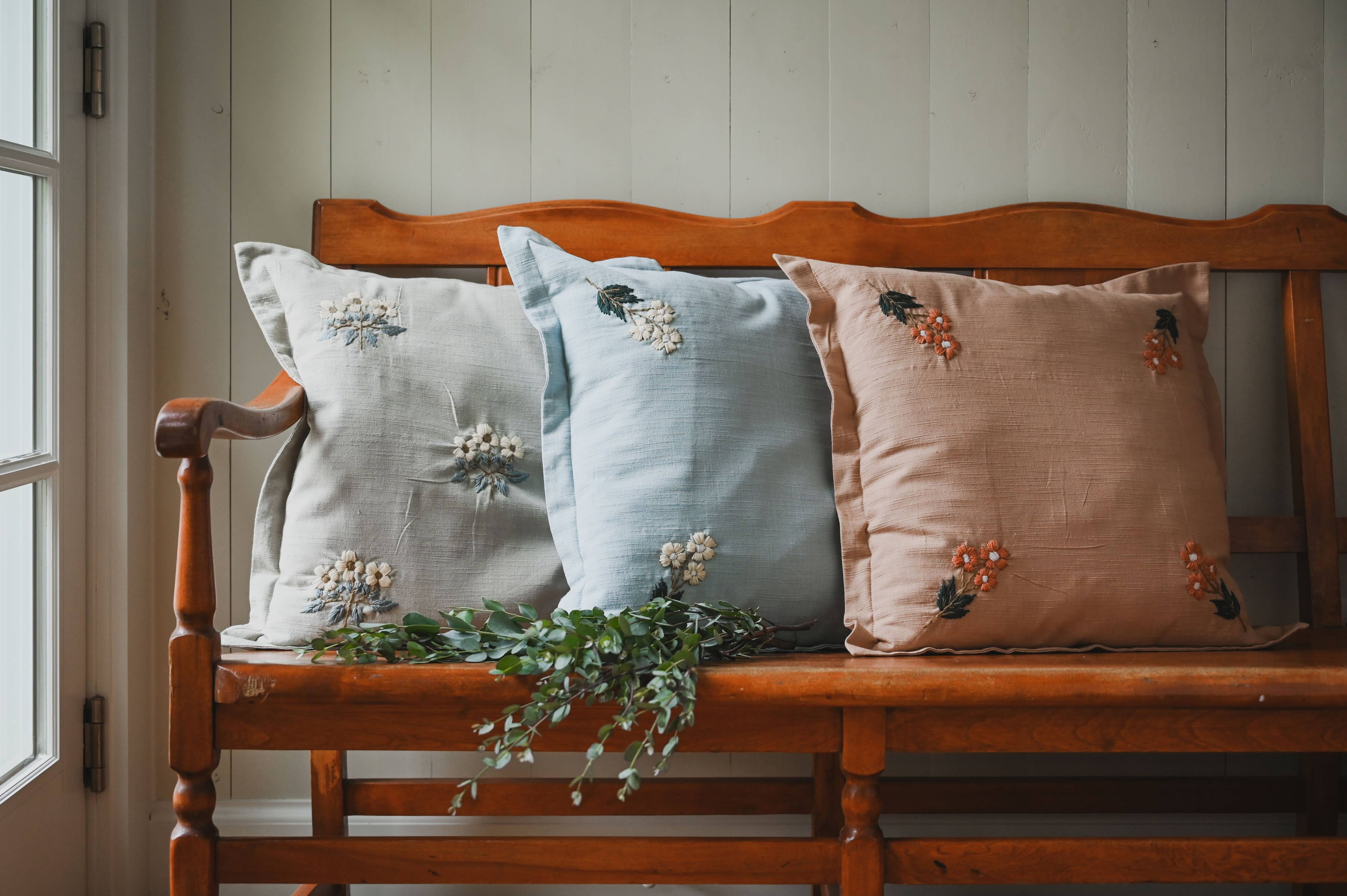 Ada Clare Dusty Pink Pillow Cover