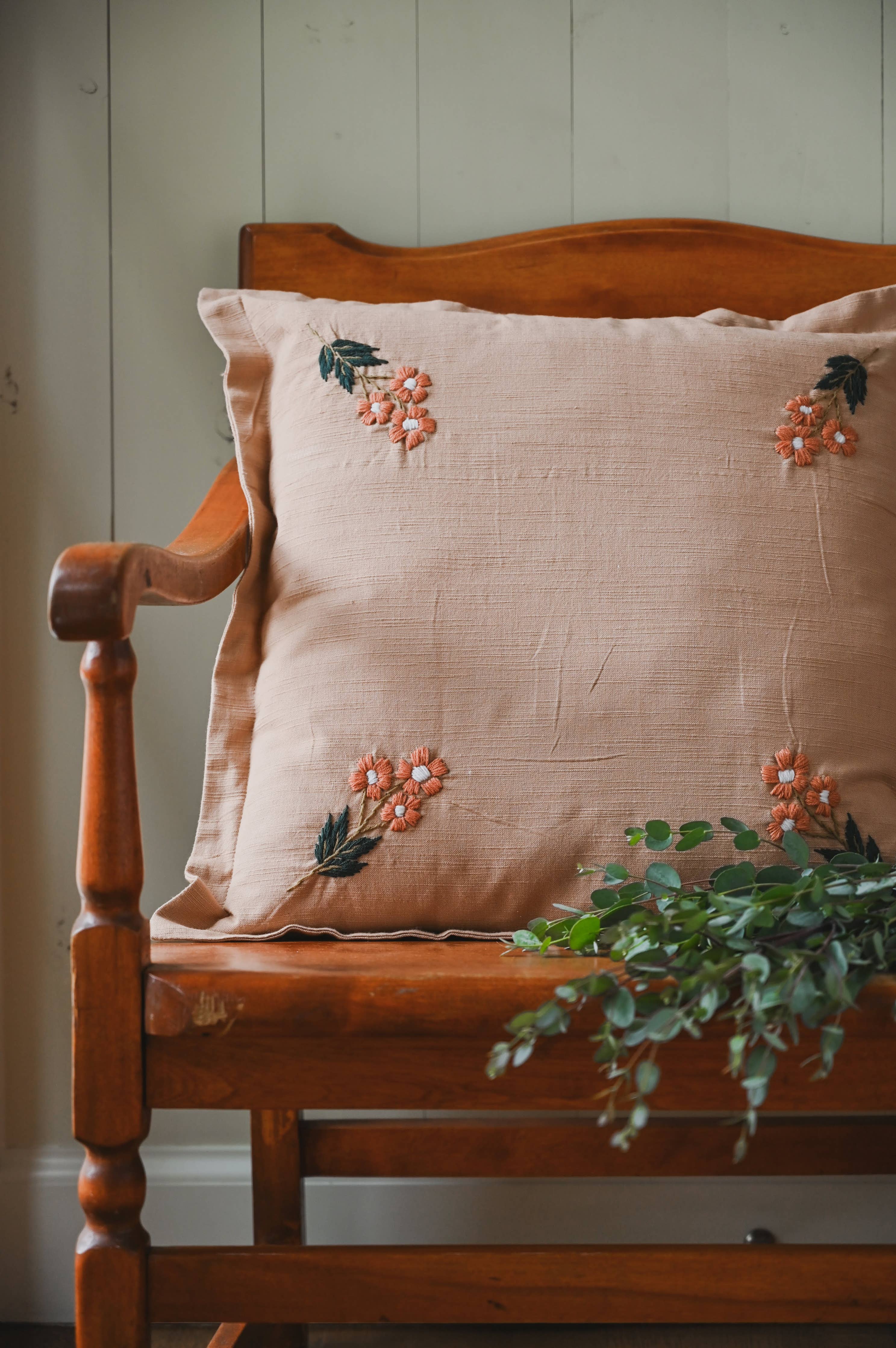 Ada Clare Dusty Pink Pillow Cover