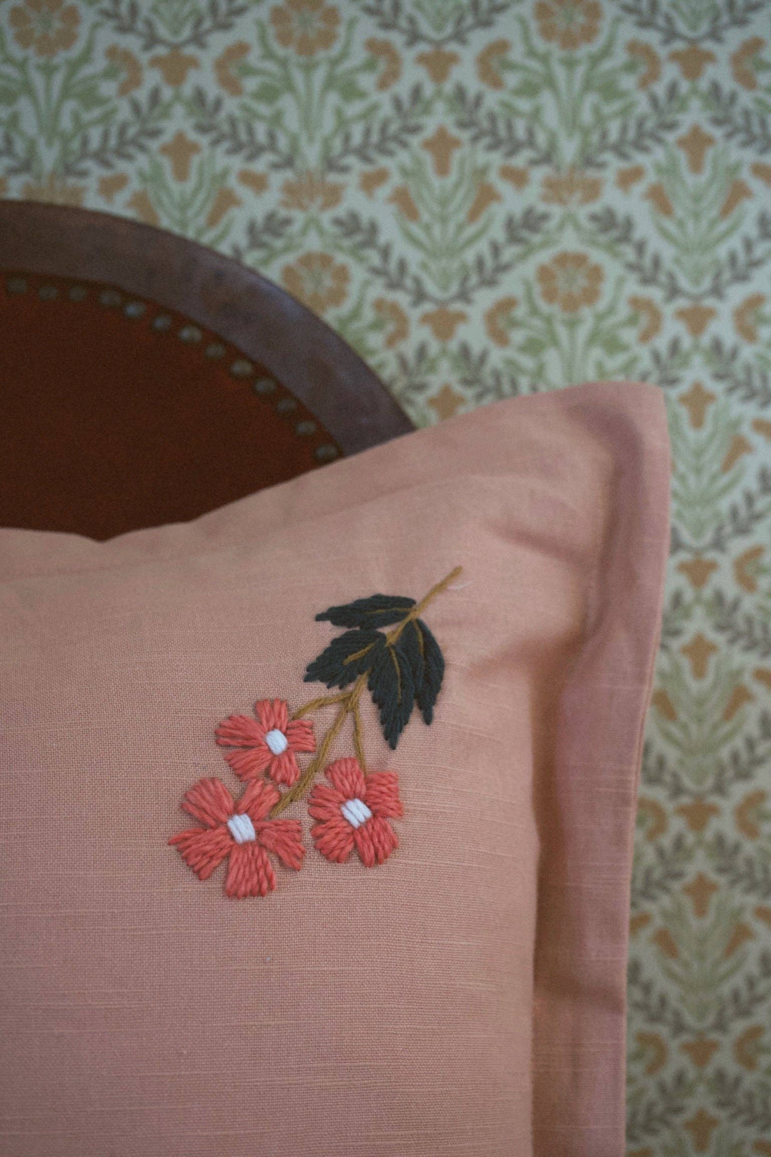 Ada Clare Dusty Pink Pillow Cover